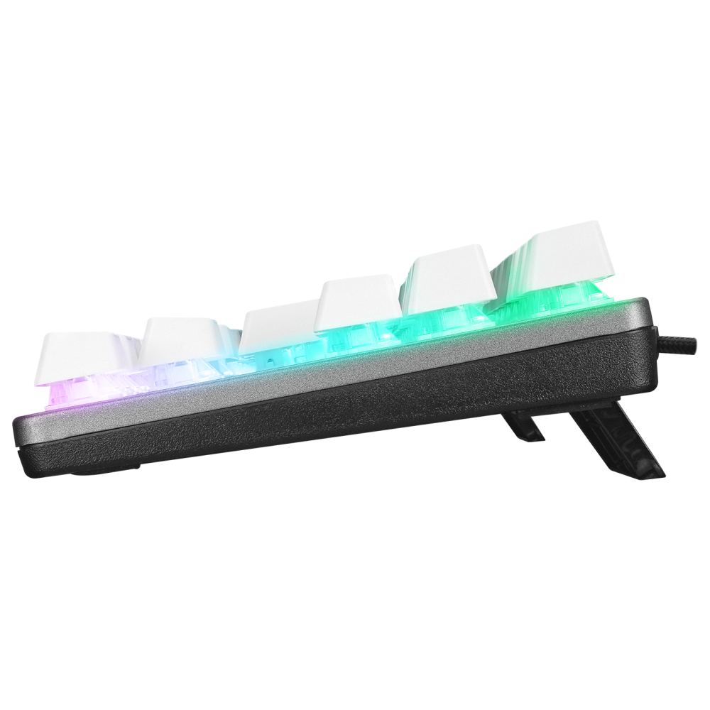 SNUG K14 Beyaz/Gri BLUE SWITCH Rainbow TKL Mekanik Gaming Oyuncu Klavyesi - Rampage