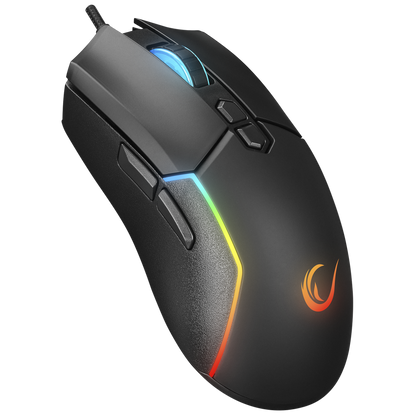 SMX-R28 COOL Usb Siyah RGB Işıklı+Macro 7200dpi / 1000hz Gaming Oyuncu Mouse