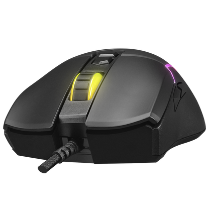 SMX-R28 COOL Usb Siyah RGB Işıklı+Macro 7200dpi / 1000hz Gaming Oyuncu Mouse