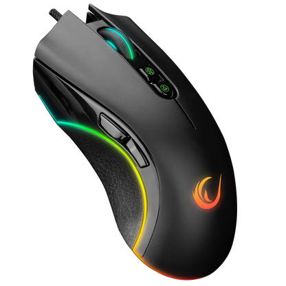 SMX-R22 PHOENIX Siyah 7 Tuşlu RGB 7200DPI Gaming Oyuncu Mouse - Rampage