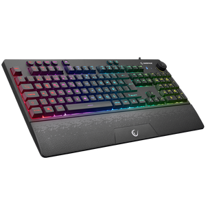 KB-GX65 SIMULA USB RGB Aydınlatmalı 4 Makro Tuşlu Bilek Destekli Gaming Oyuncu Klavyesi - Rampage