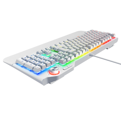 Red Switch Q Multimedia Oyuncu Klavyesi-Beyaz