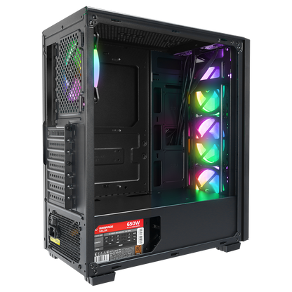 SAILOR Siyah 650W 80 Plus Bronze  ATX Mid-T Gaming Oyuncu Kasası