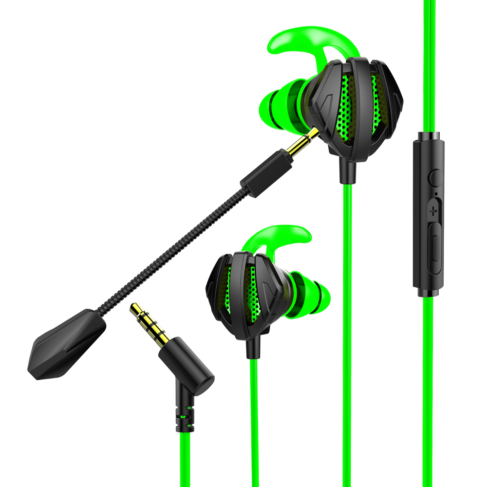 RM-K26 RATLE 3,5mm Oyuncu Kulaklığı - Yeşil