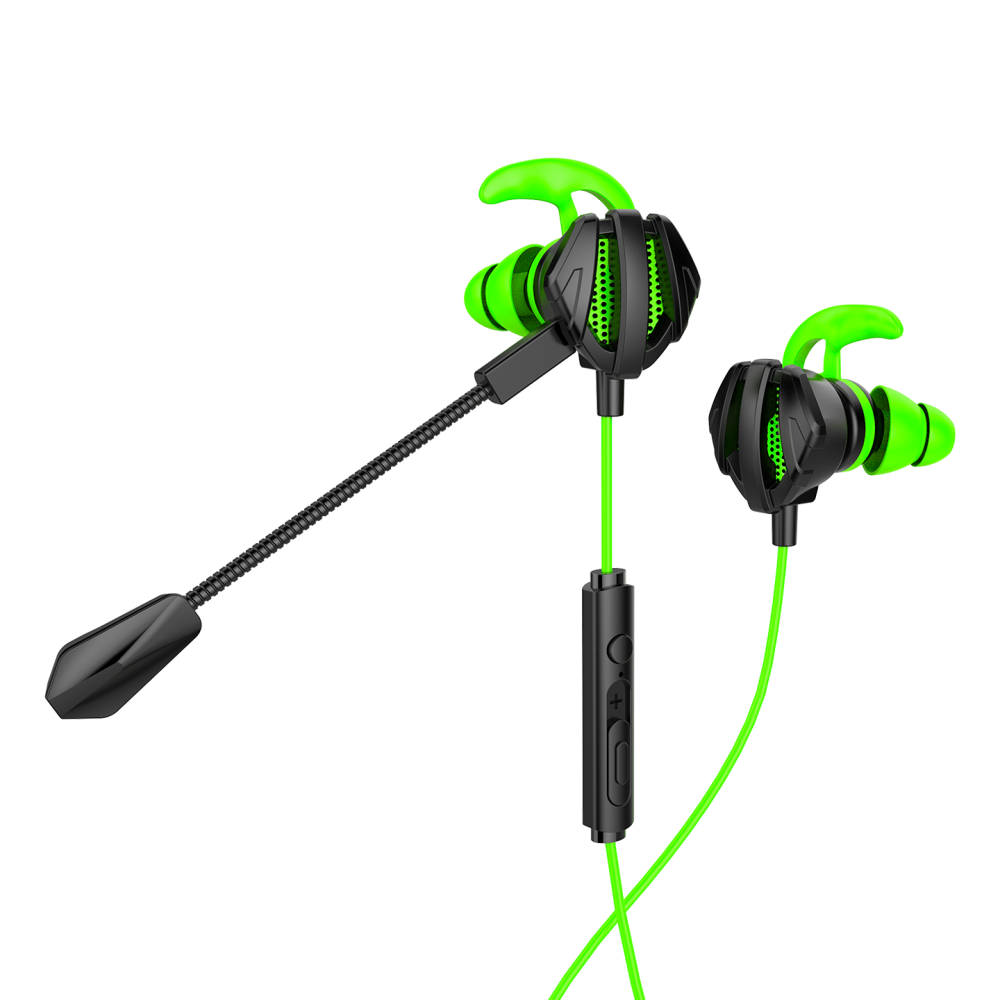 RM-K26 RATLE 3,5mm Oyuncu Kulaklığı - Yeşil