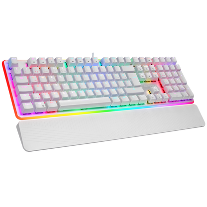 KB-R96 ULTIMATE Beyaz Optical Switch Su Geçirmez Gaming Oyuncu Mekanik Klavye - Rampage