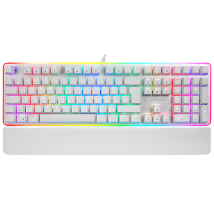 KB-R96 ULTIMATE Beyaz Optical Switch Su Geçirmez Gaming Oyuncu Mekanik Klavye - Rampage