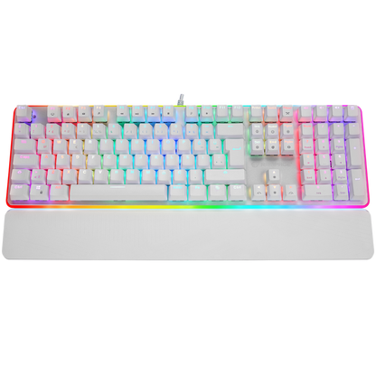 KB-R96 ULTIMATE Beyaz Optical Switch Su Geçirmez Gaming Oyuncu Mekanik Klavye - Rampage