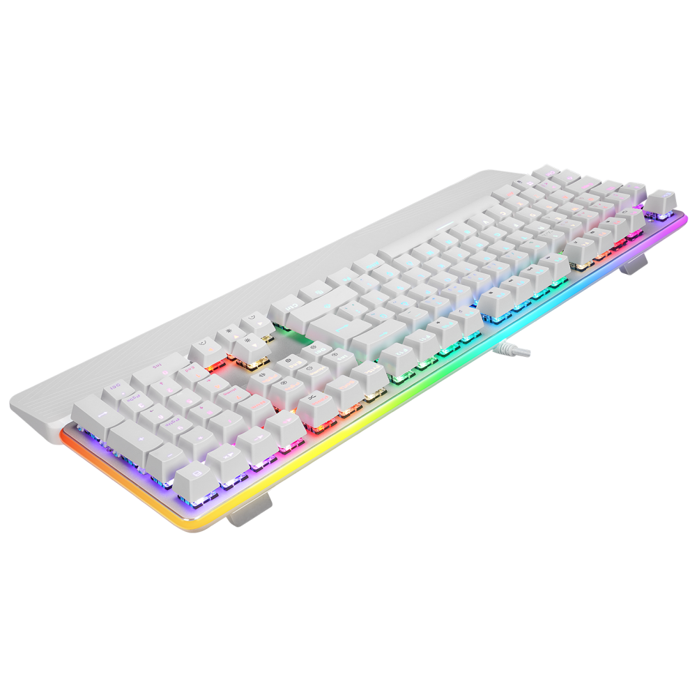 KB-R96 ULTIMATE Beyaz Optical Switch Su Geçirmez Gaming Oyuncu Mekanik Klavye - Rampage