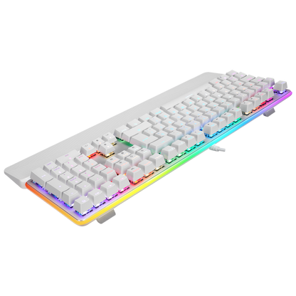 KB-R96 ULTIMATE Beyaz Optical Switch Su Geçirmez Gaming Oyuncu Mekanik Klavye - Rampage