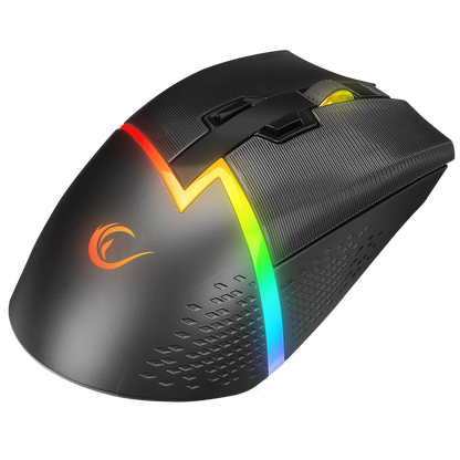 DROP M3 Siyah RGB Kablosuz 10000DPI 10D Gaming Oyuncu Mouse - Rampage