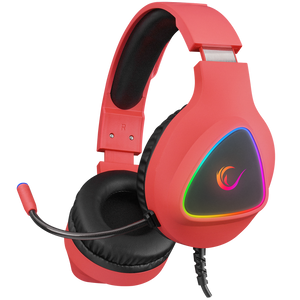 M7 MONCHER RGB 7.1 Oyuncu Kulaklığı - Kırmızı - Rampage