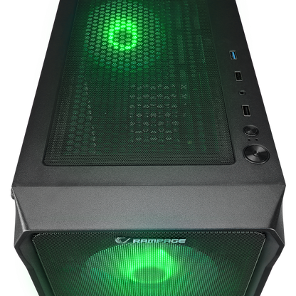 COMPACT 750W 80+ BRONZE Siyah 4*RGB Auto Fan E-ATX Mid-T Gaming Oyuncu Kasası - Rampage