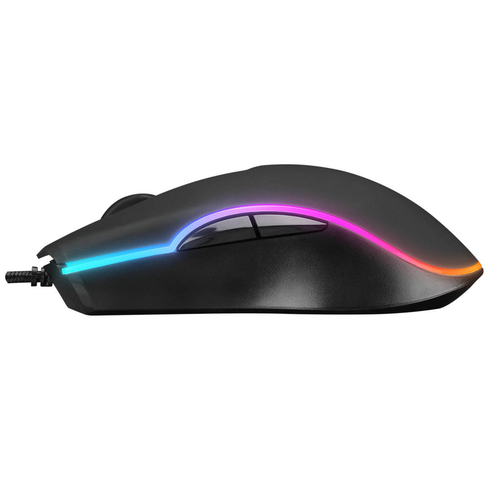 KM-99 DOBBLE Rainbow Backlight 7 Tuşlu 6400dpi Gaming Klavye + Mouse Set - Rampage