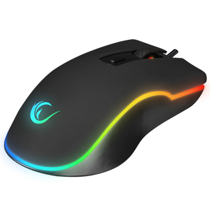 KM-99 DOBBLE Rainbow Backlight 7 Tuşlu 6400dpi Gaming Klavye + Mouse Set - Rampage