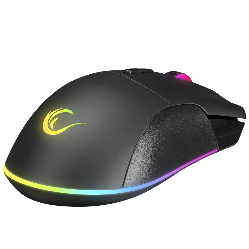 SMX-R21 COMPACT Usb Siyah RGB Işıklı+Macro 7200dpi / 1000hz Gaming Oyuncu Mouse