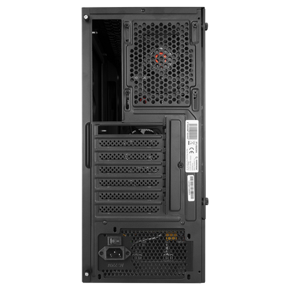 FUSION 650W 80+ BRONZE 4*12cm Rainbow Temperli Camlı ATX Mid-T Gaming Oyuncu Kasası - Rampage