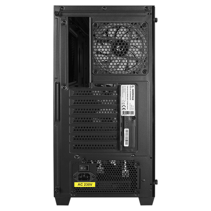 ELYSIAN MESH 750W 80 Plus Bronze Temperli Camlı Mid-T Siyah Oyuncu Kasası
