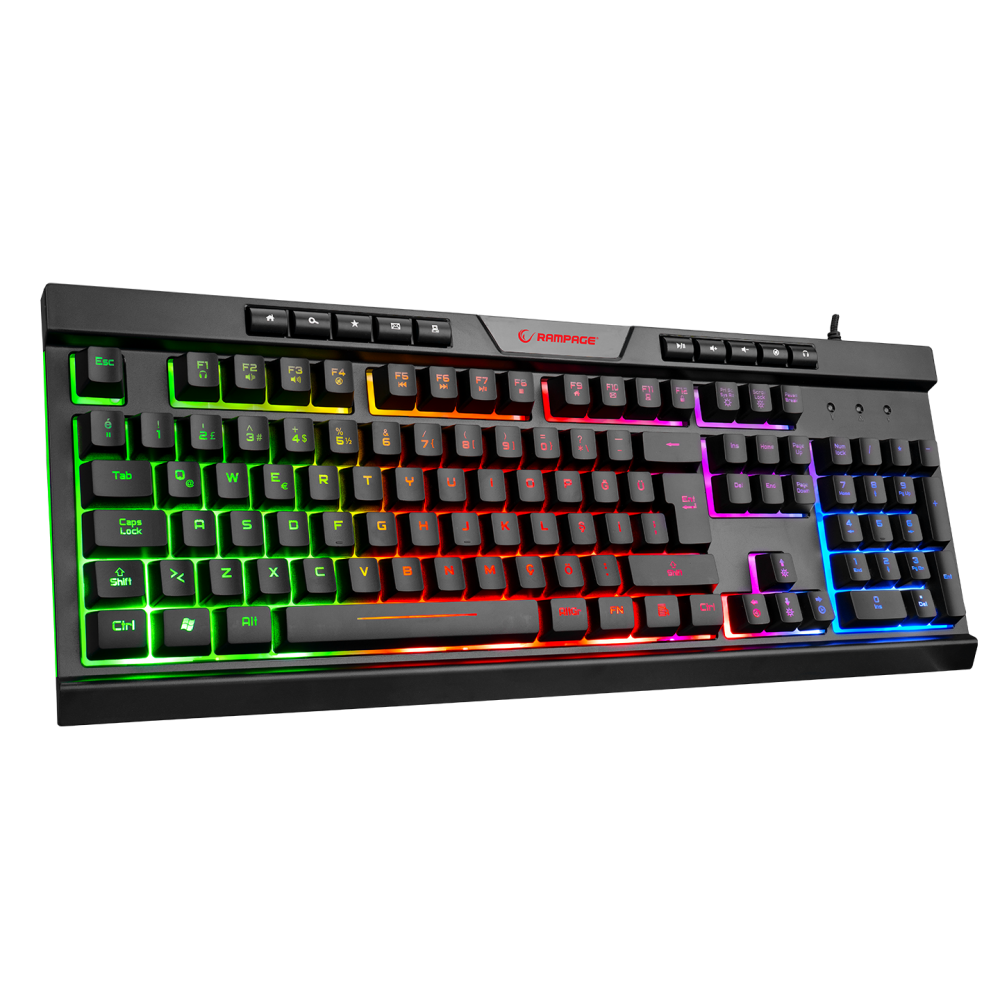 BYGAMEX-K2 Rainbow Aydınlatmalı Gaming Oyuncu Klavyesi