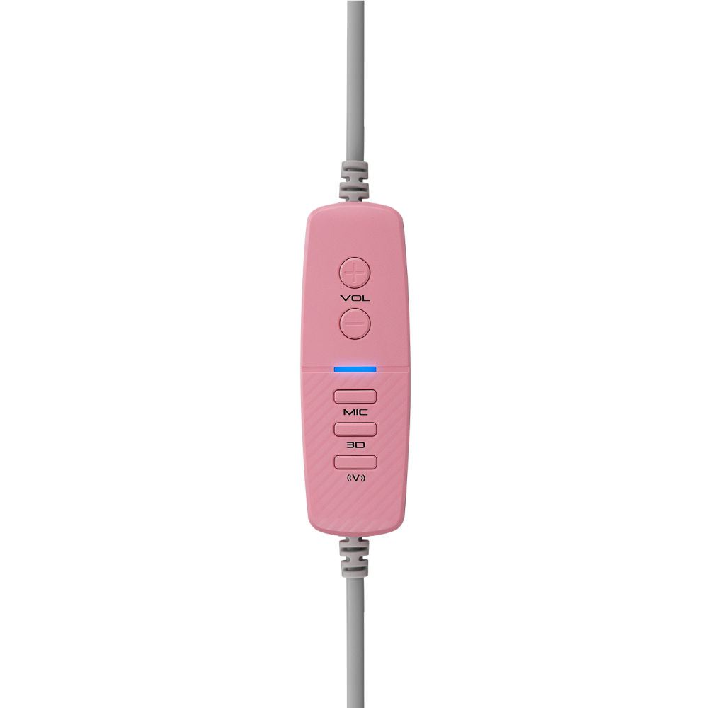 RM-K1 PULSAR RGB 7.1 Oyuncu Kulaklığı - Pembe - Rampage