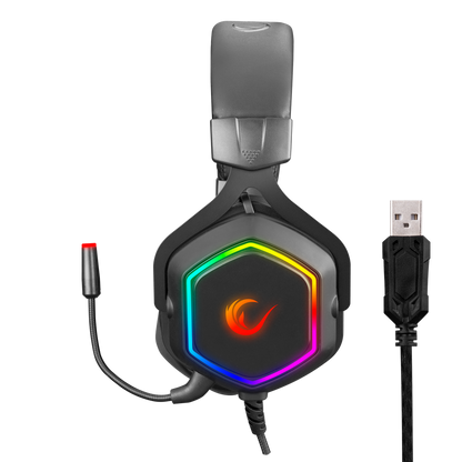 RM-K50 SELECT RGB 7.1 Oyuncu Kulaklığı - Rampage