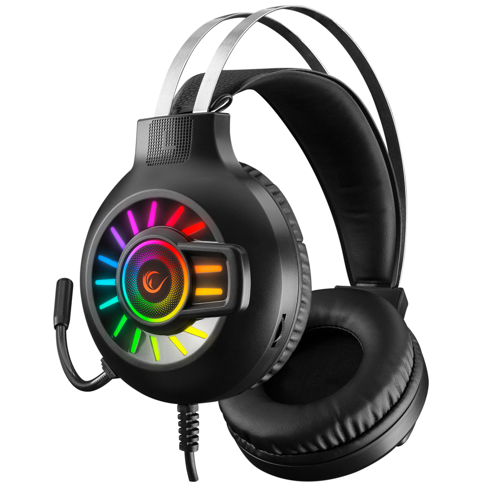 RM-K44 ZENGIBAR RGB 7.1 Oyuncu Kulaklığı - Siyah - Rampage