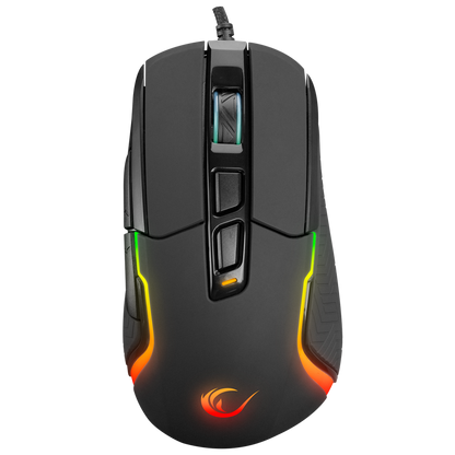 SMX-R68 FALCON-X Usb Siyah 800-6400 dpi RGB Ledli Gaming Oyuncu Mouse - Rampage