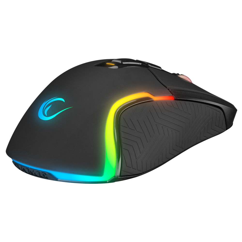 SMX-R68 FALCON-X Usb Siyah 800-6400 dpi RGB Ledli Gaming Oyuncu Mouse - Rampage