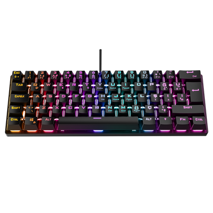 PLOWER K60 Siyah Bilek Destekli Red Switch Gaming Oyuncu Klavye - Rampage