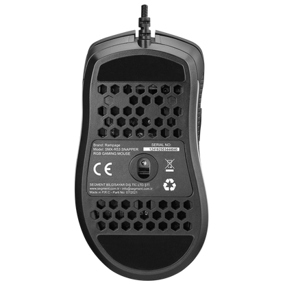 SMX-R53 SNAPPER Usb Siyah 7200 dpi RGB Aydınlatmalı Gaming Oyuncu Mouse