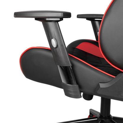 KL-R9 Alcantara Series Üst Seviye Terletmez Kumaş Kırmızı/Siyah Gaming Oyuncu Koltuğu