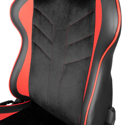 KL-R9 Alcantara Series Üst Seviye Terletmez Kumaş Kırmızı/Siyah Gaming Oyuncu Koltuğu