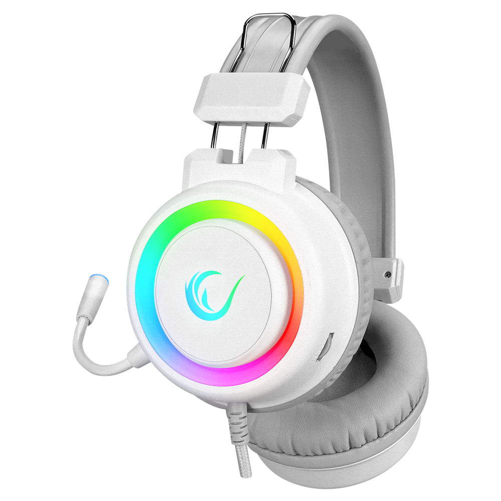 SN-R10 ALQUIST 3.5mm RGB Oyuncu Kulaklığı - Beyaz