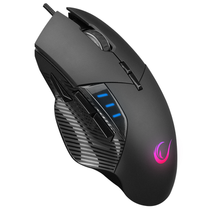 SMX-R83 X-FORCE Usb Siyah 10000 dpi RGB Aydınlatmalı Gaming Oyuncu Mouse - Rampage