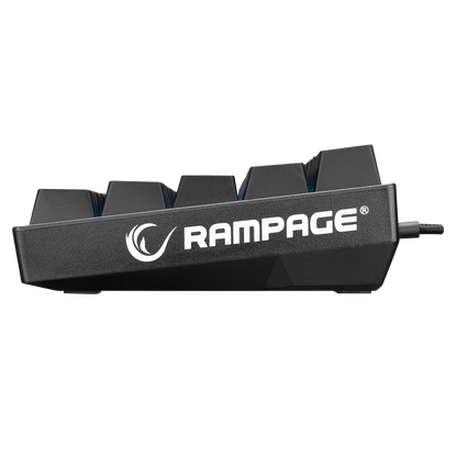 KB-RX63 ATOM Siyah Type-C Blue Switch Q 63 Tuşlu US Layout Mini Gaming Oyuncu Klavyesi - Rampage