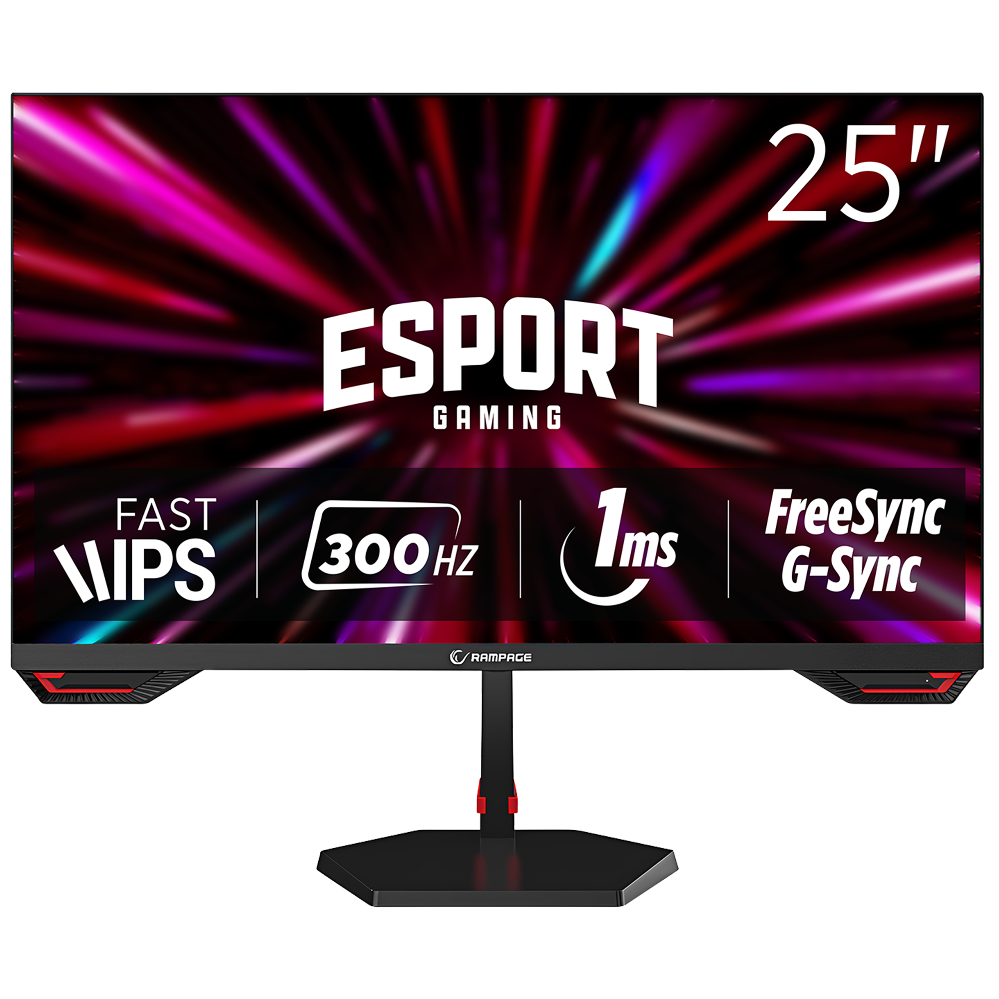 Crimson CR25R300F 25" 300Hz CSOT FAST IPS FHD Freesync/G-Sync PC Flat Oyuncu Monitörü