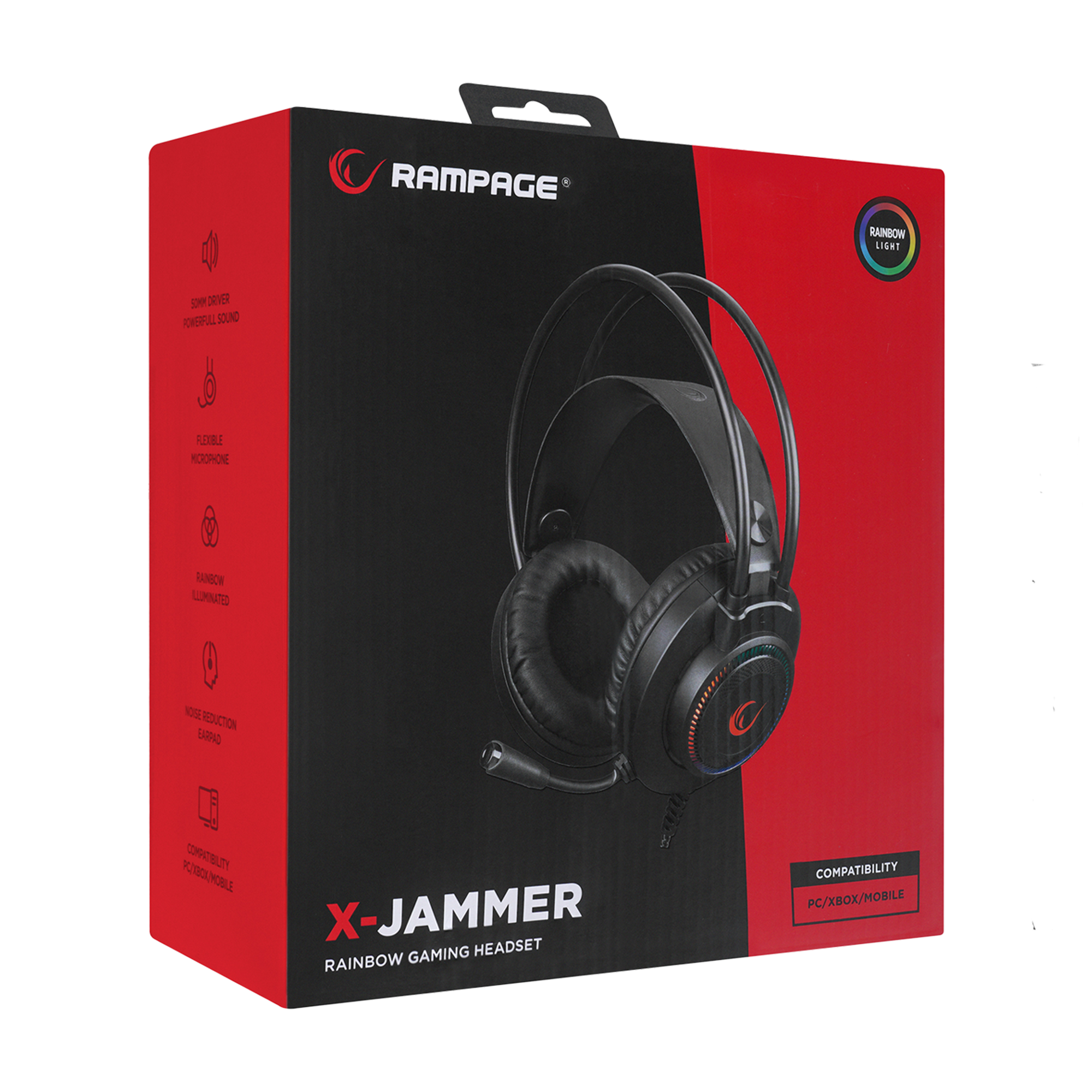 RM-K27 X-JAMMER 3.5mm Oyuncu Kulaklığı - Rampage