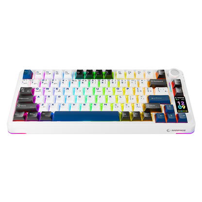 Quell Pro Hot Swap Ekranlı Gasket Oil Switch PBT Keycaps Kablosuz Mekanik Oyuncu Klavyesi