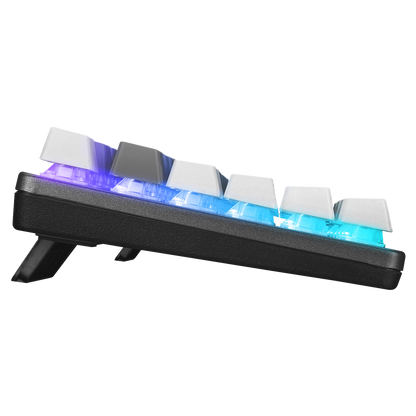 Snug K14 Blue Switch Rainbow TKL Mechanical Gaming Keyboard-White/Gray