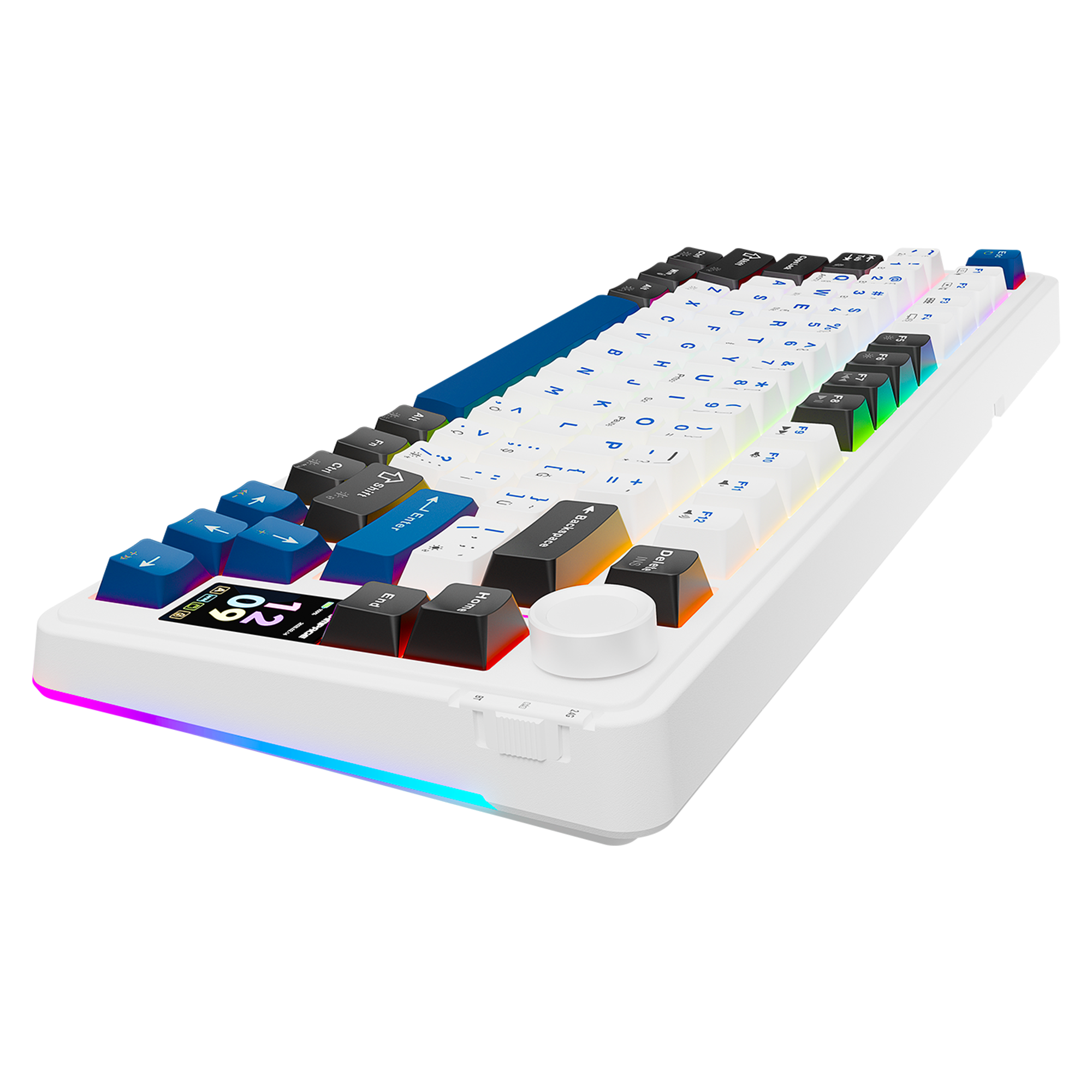 Quell Pro Hot Swap Ekranlı Gasket Oil Switch PBT Keycaps Kablosuz Mekanik Oyuncu Klavyesi