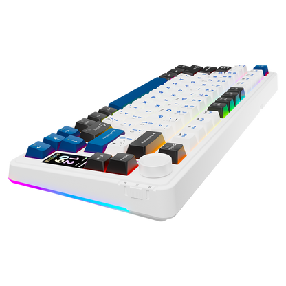 Quell Pro Hot Swap Ekranlı Gasket Oil Switch PBT Keycaps Kablosuz Mekanik Oyuncu Klavyesi