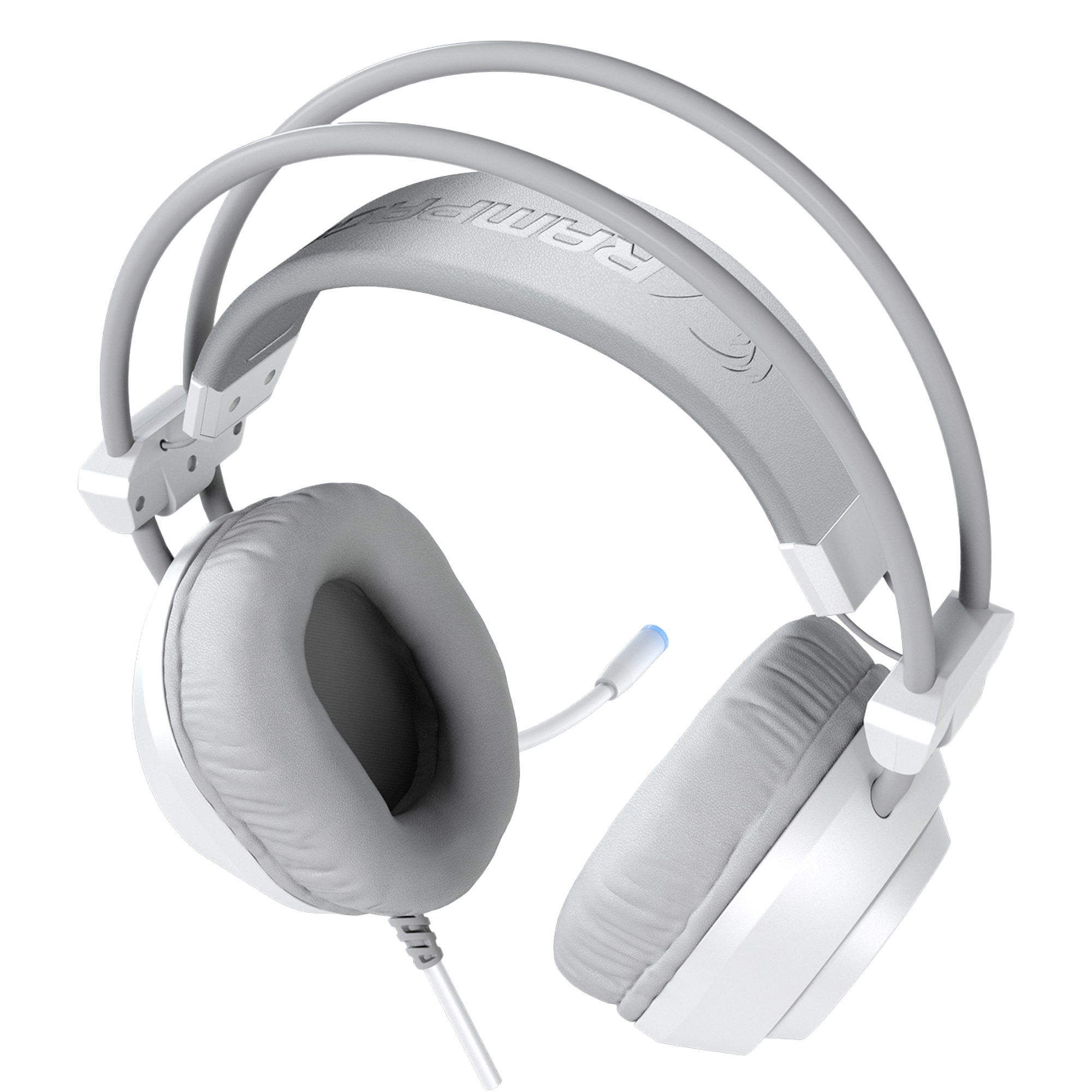 Rm-K19 Raging Plus 7.1 Surround RGB Mikrofonlu Oyuncu Kulaklık-Beyaz