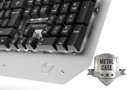 KB-R04 US Aydınlatmalı Gaming Multimedia Klavye - Rampage