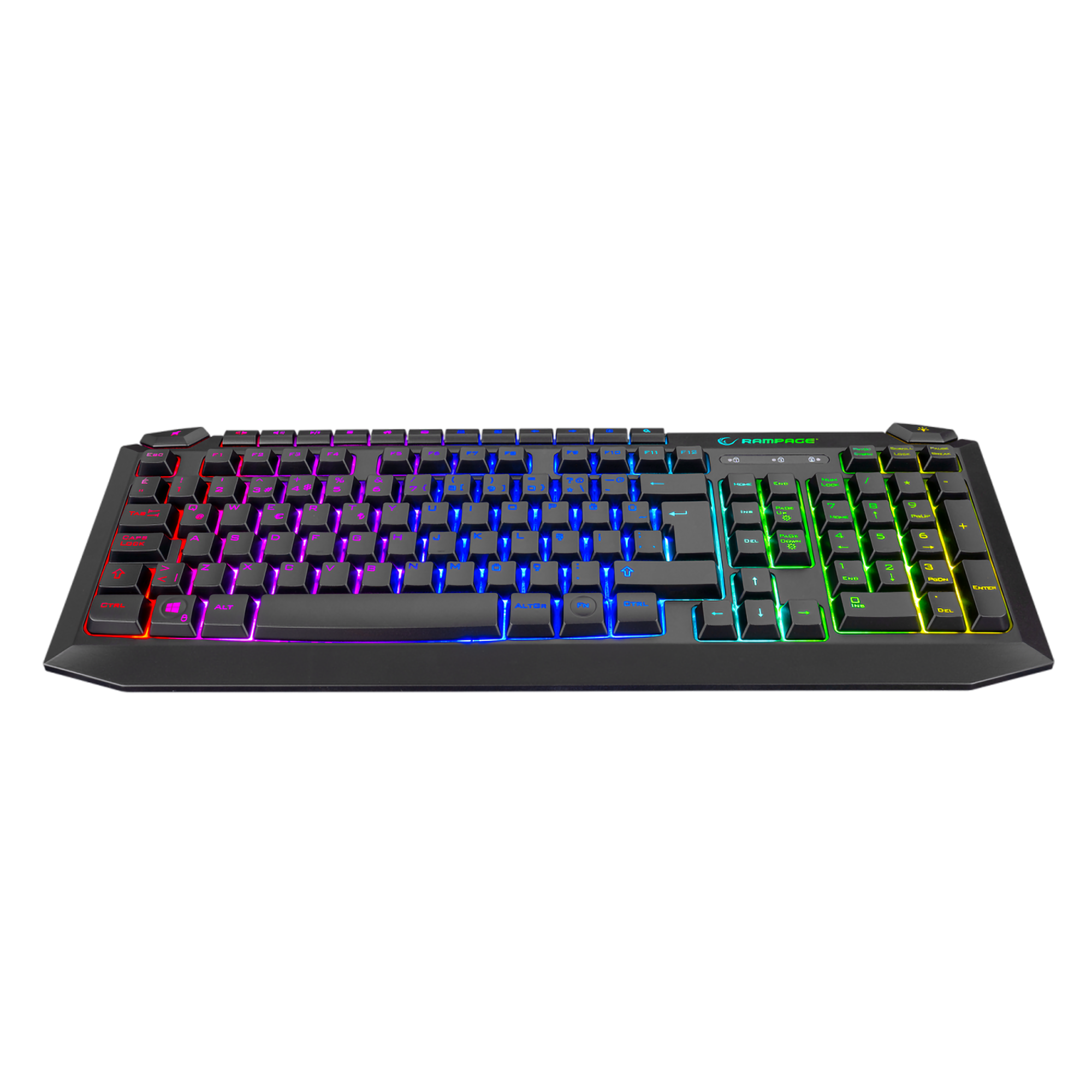 Kb-R310 Broker Gökkuşağı Aydınlatmalı Oyuncu Klavye + Mouse Set-Siyah