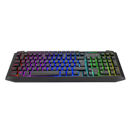 Kb-R310 Broker Rainbow Illuminated Gaming Keyboard + Mouse Set-Black