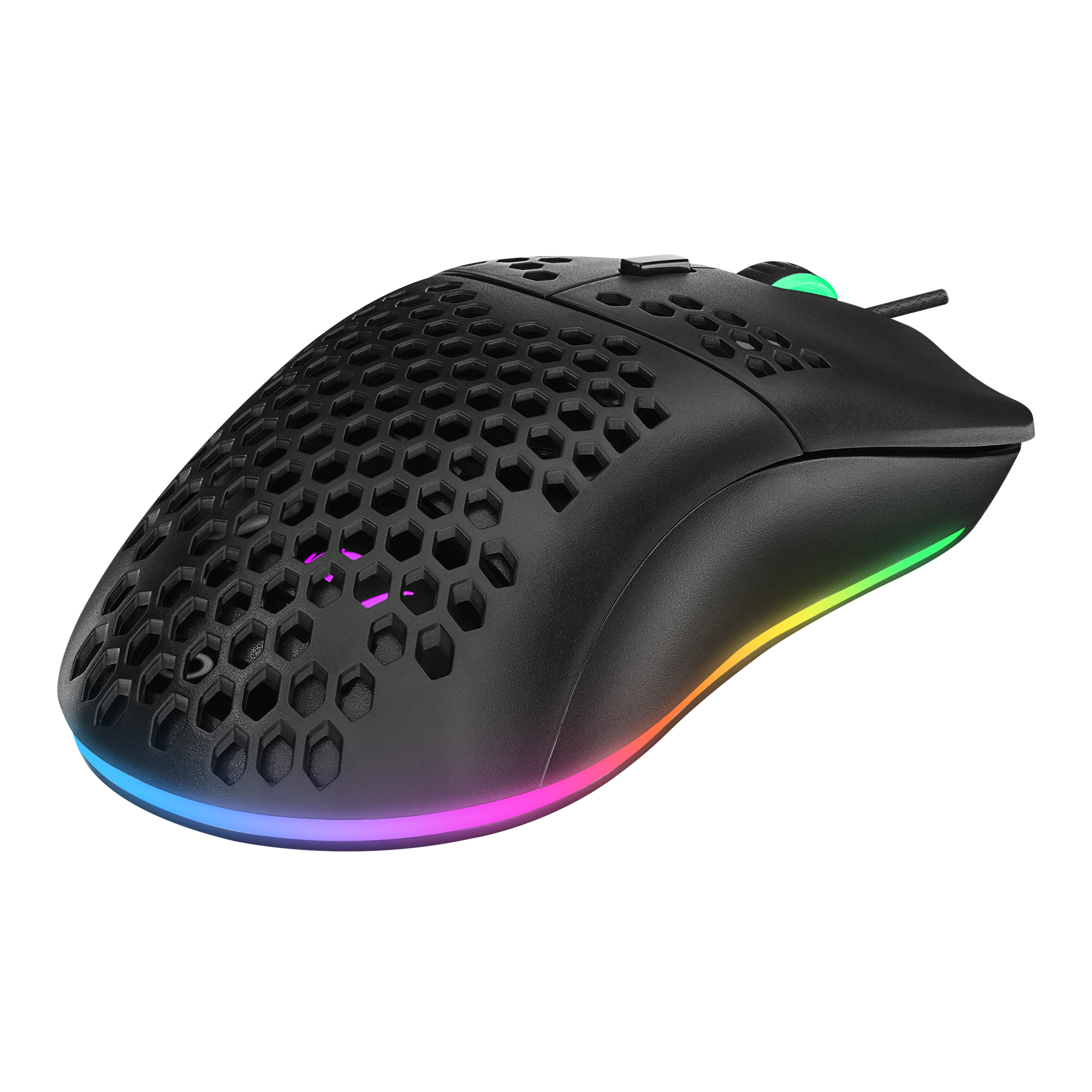 Kb-R310 Broker Rainbow Illuminated Gaming Keyboard + Mouse Set-Black