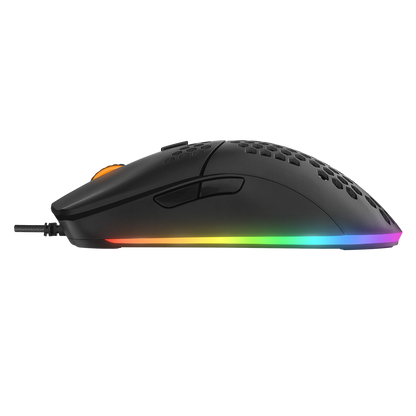 Kb-R310 Broker Rainbow Illuminated Gaming Keyboard + Mouse Set-Black