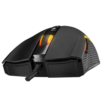 SMX-R44 V2 Makrolu Siyah 12800 DPI RGB Ledli 80 Million Huano Switch Gaming Oyuncu Mouse - Rampage