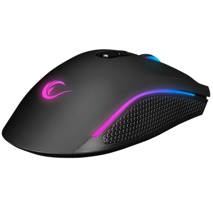 SMX-R44 V2 Makrolu Siyah 12800 DPI RGB Ledli 80 Million Huano Switch Gaming Oyuncu Mouse - Rampage