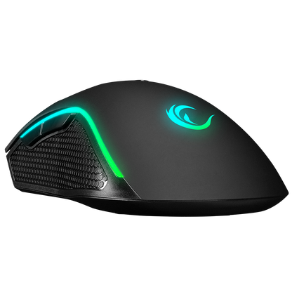 SMX-R44 V2 Makrolu Siyah 12800 DPI RGB Ledli 80 Million Huano Switch Gaming Oyuncu Mouse - Rampage